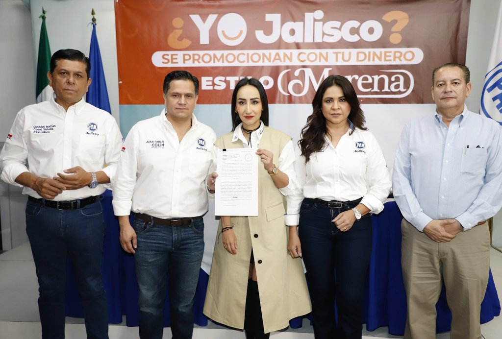 PAN Jalisco denuncia uso indebido de imagen institucional por parte del Gobierno de MC.